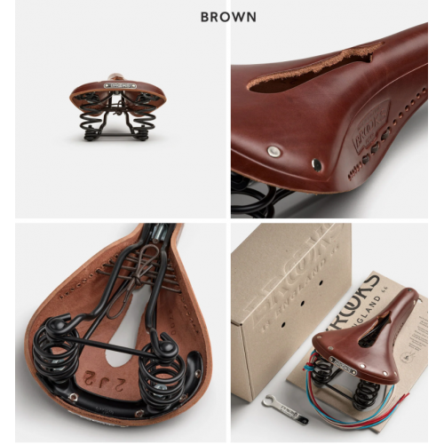 Brooks England Flyer Carved 真皮彈弓座位 - 英國人手製造 Brooks England Flyer Carved 真皮彈弓座位 - 英國人手製造